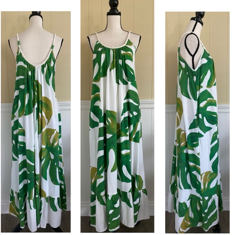 New FARM Rio Monstera Maxi Dress - Picture 8 of 15